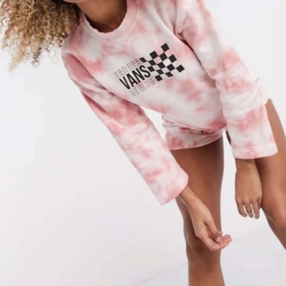 Vans Pink Sweatshirt Size M